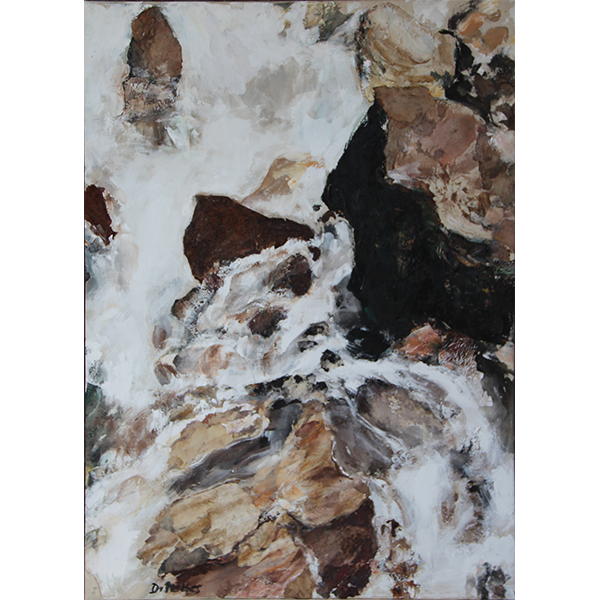 Above Phoksundo Lake
2003
70 x 100 cm, mixed media on cotton